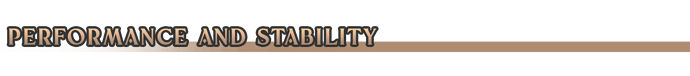 Performance and stability
