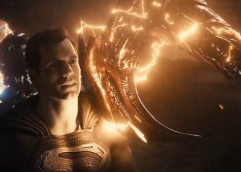 Superman Confronts Steppenwolf