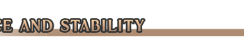 Performance and stability